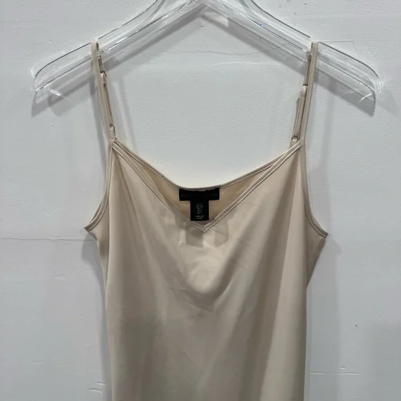 House Of Harlow 1960 Gold Slip Dress Spaghetti Strap Small Midi Maxi - Picture 3 of 6